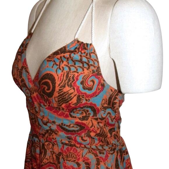 ANTHROPOLOGIE Moulinette Souers Batik Halter Dress | NWOT 6 - Picture 7 of 9
